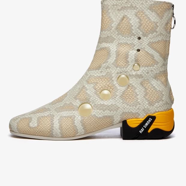 라프시몬스 솔라리스 21 스네이크스킨 부츠