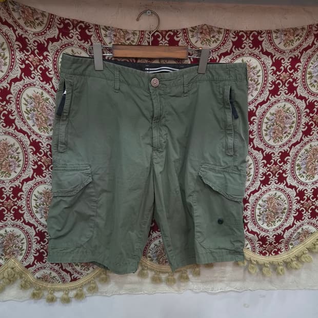 스톤아일랜드 20S/S 스트레치 코튼 카고 반바지