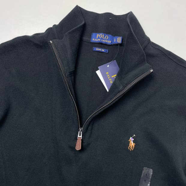 폴로 랄프로렌 반집업 하프넥 니트 긴팔티