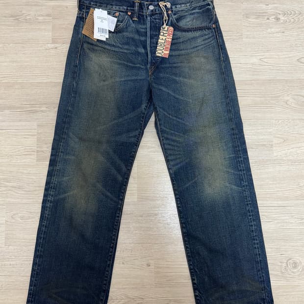 32/30 더블알엘 빈티지 5포켓 기빈스 /셀비지 데님 파이브포켓 기븐스