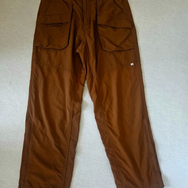 디스이즈네버댓 circa 나일론 트레킹팬츠 브라운
