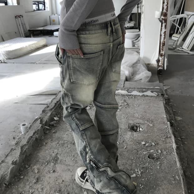 쿄이 kyoiii 카고팬츠 GRIND ZIP CARGO PT (BLUE)