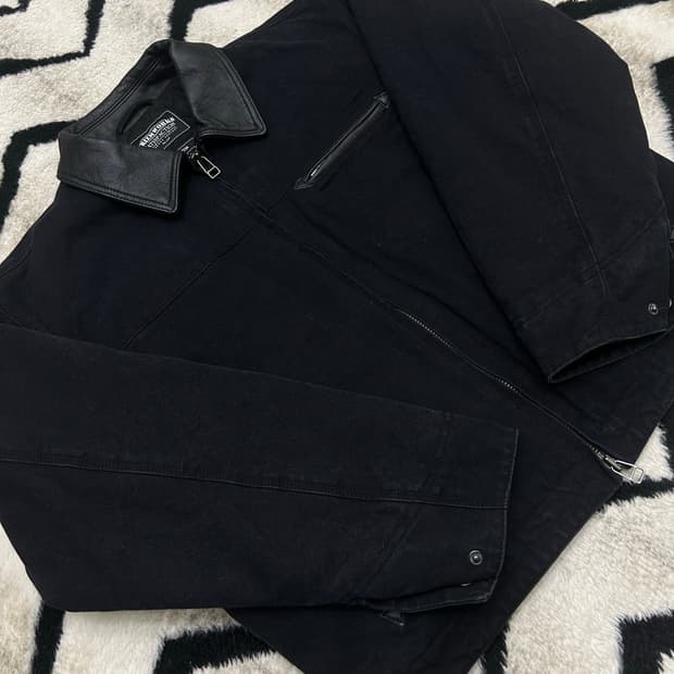 [M]프리즘웍스 헤비 컨버스 디스트로이드 워크자켓/블랙