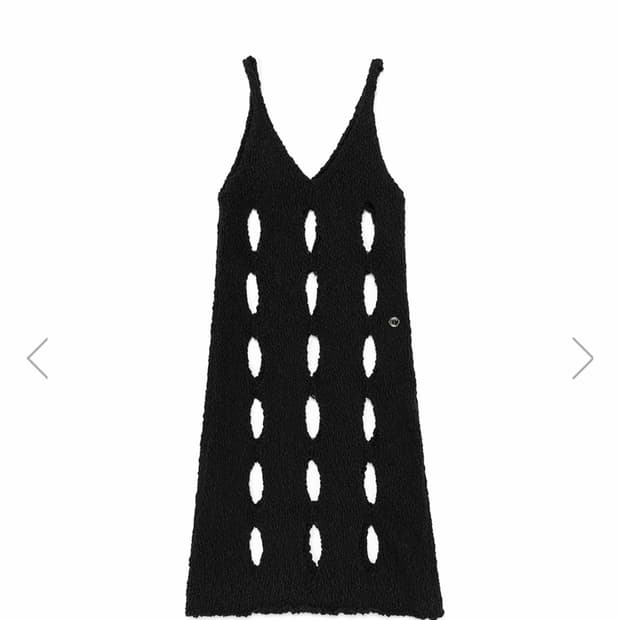 커렌트 hole knit dress 홀 니트 원피스