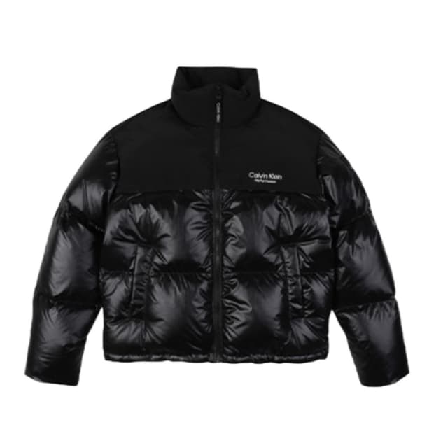 캘빈클라인 퍼포먼스 벌키 패딩 덕 다운 블랙