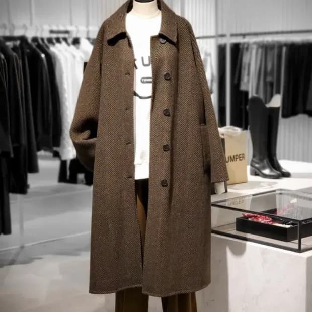 스튜디오톰보이 헤링본코트 