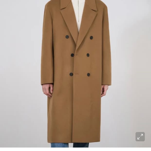 (새상품)(M) 드로우핏 프리미어 퓨어 캐시미어 로브 더블 코트 판매