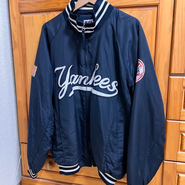 90s 마제스틱 뉴욕 양키즈 웜업자켓 XL