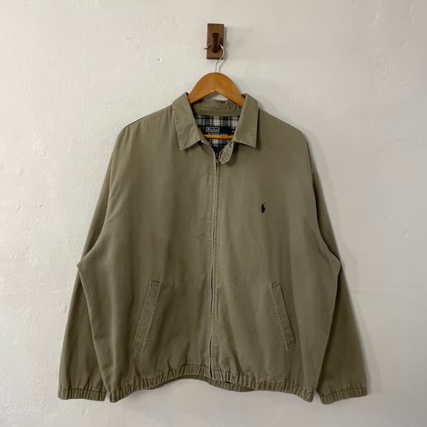 폴로 블루종 자켓 