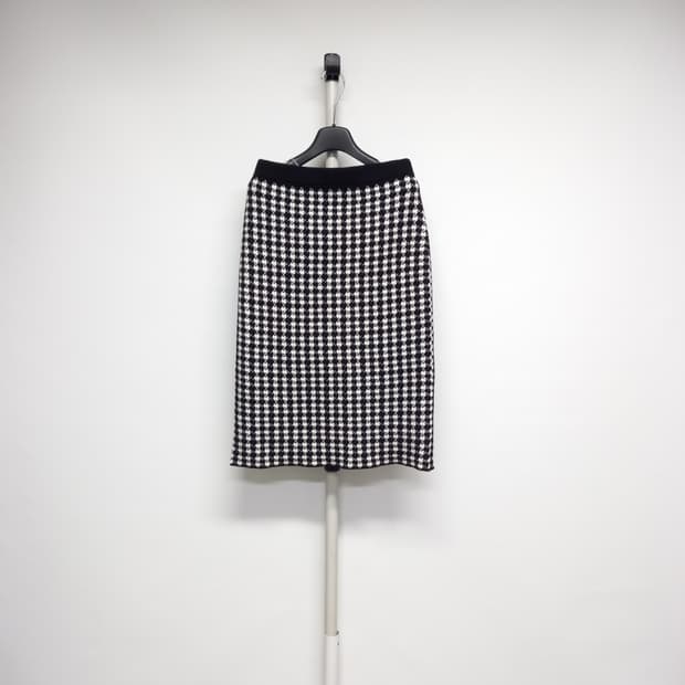 칼라거펠트 춘추동 H라인 니트 롱 스커트 66