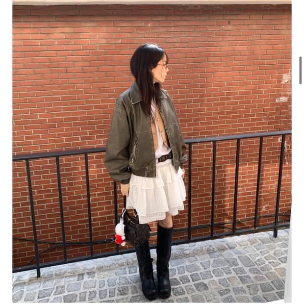 릿킴 reetkeem 워시드 가죽 자켓