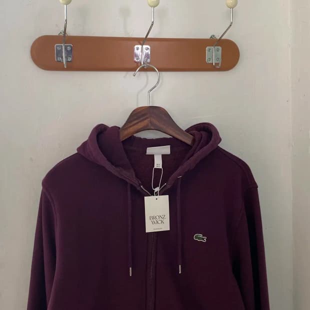 라코스테 기모 후드 집업 (Man S) / [11543]