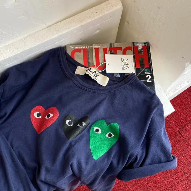 꼼데가르송 하트 반팔 티셔츠 (Man M) / [11652]