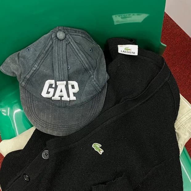 라코스테 브이넥 가디건 (Man XL) / [11761]