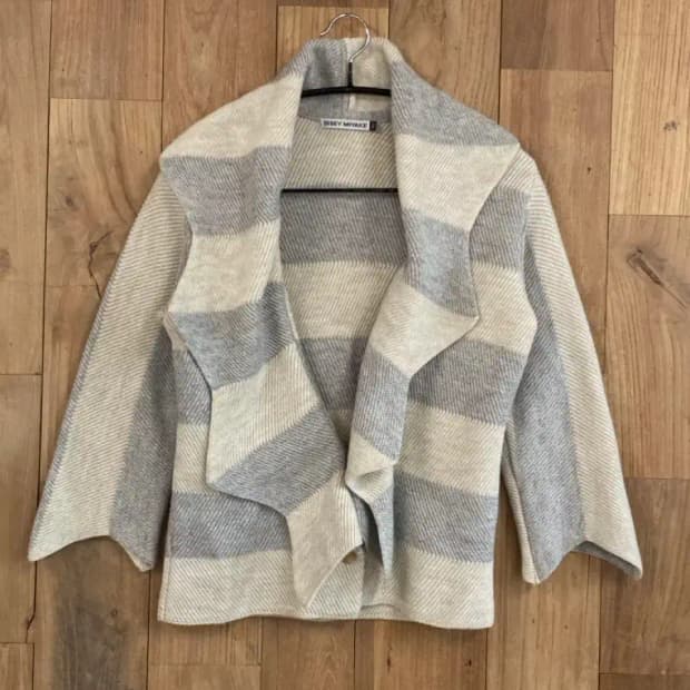 이세이 미야케 스트라이프 가디건 (B0090)