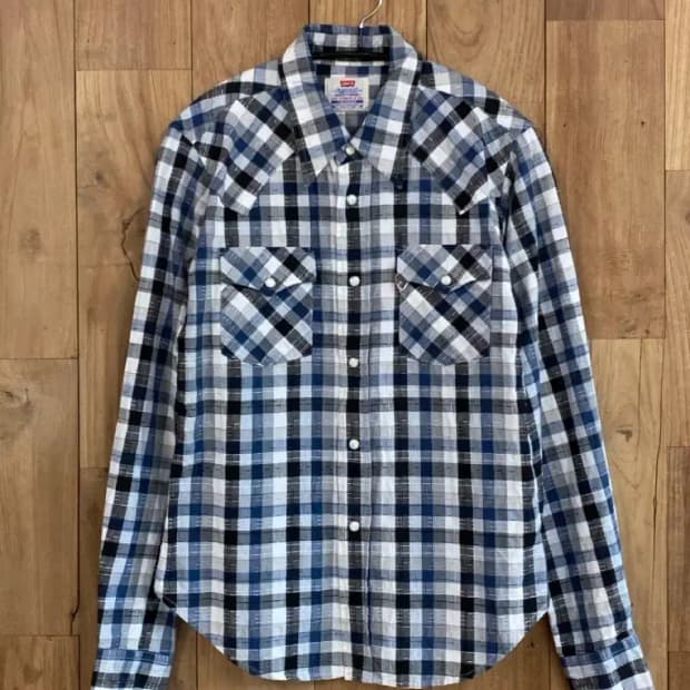 리바이스 체크 셔츠 (B0121)