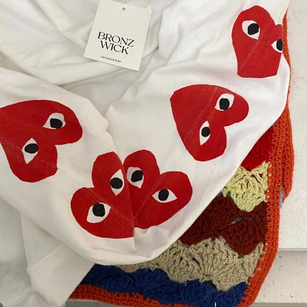 꼼데가르송 라운드 티셔츠 (Woman L) / [11851]