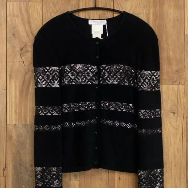 크리스찬 디올 비즈 가디건 (B0195)