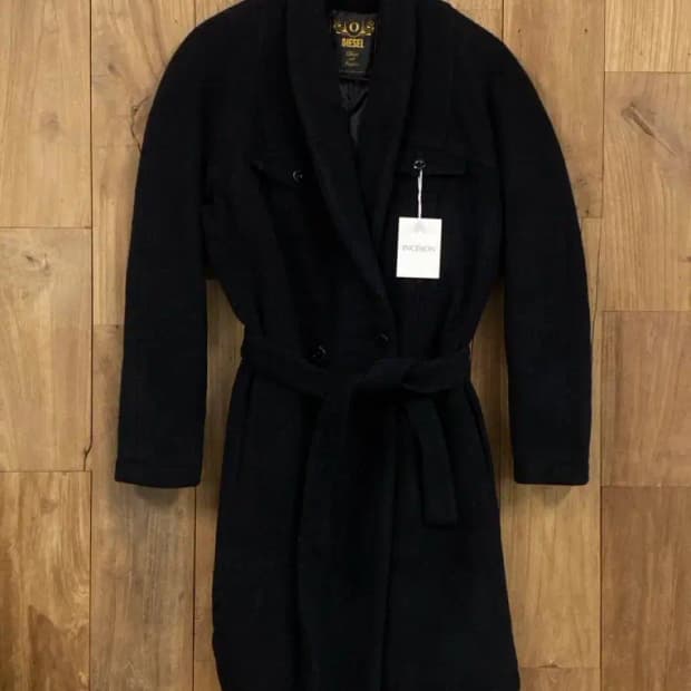디젤 숄카라 벨트 코트 (B0205)