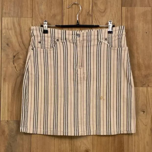 버버리 패턴 스커트 (30)(B0208)