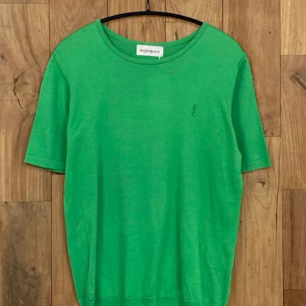 입생로랑 라운드 하프 니트 (B0218)