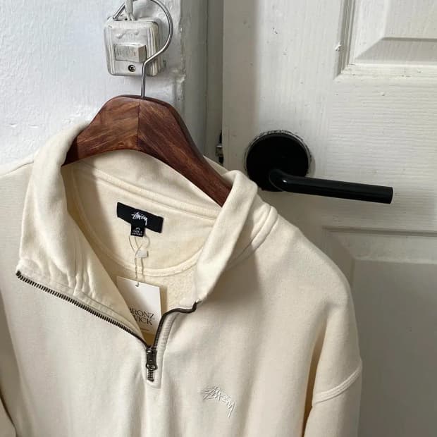 스투시 반집업 기모 맨투맨 (Man M) / [11905]