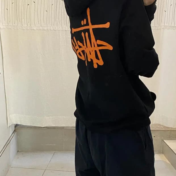 스투시 로고 후드티 (Man L)  [12224]