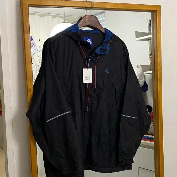 아디다스 아노락 바람막이 (Man XL)  [12329]