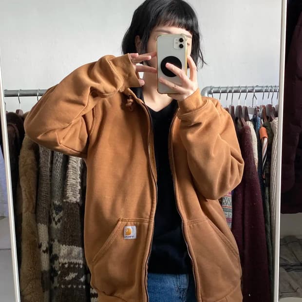 칼하트 후드 집업 (Man L) [12348]