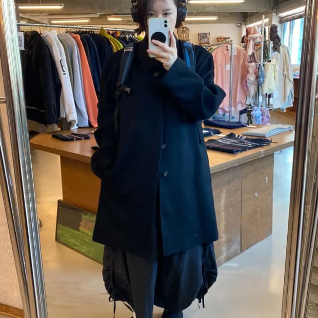 빈티지 캐시미어 코트 (Woman  L) B0798