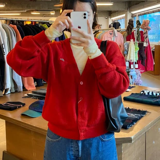 라코스테 가디건 (Woman M~L) B0846