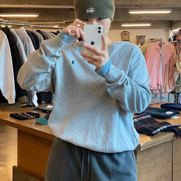 폴로 랄프로렌 브이넥 니트 (Man M) B0874