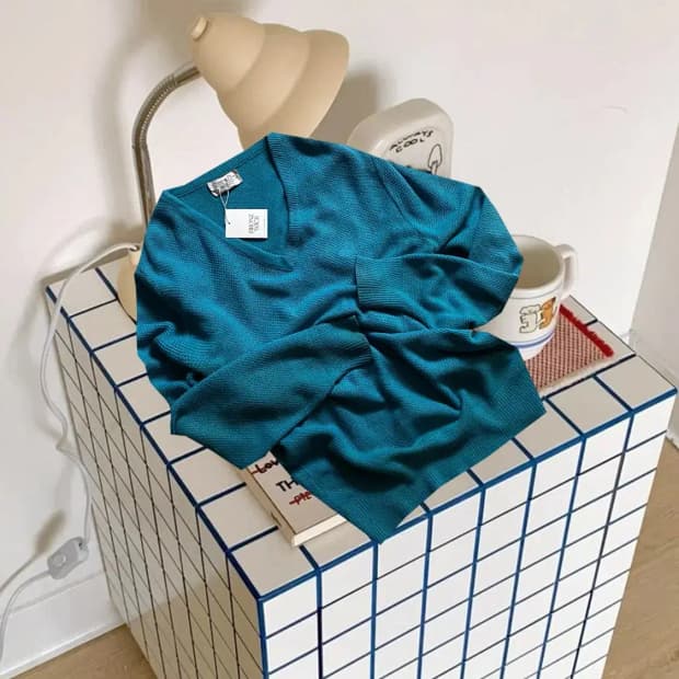 디올 브이넥 니트 (Man L) 12428