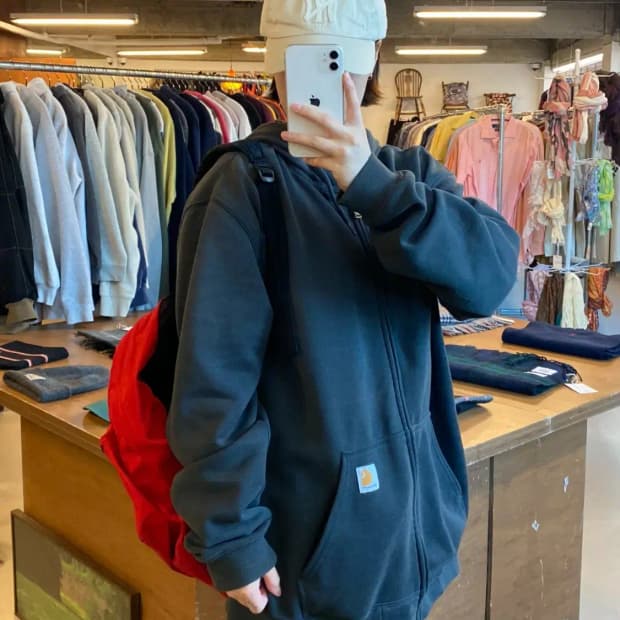 칼하트 기모 후드 집업 (Man 2XL) B0903