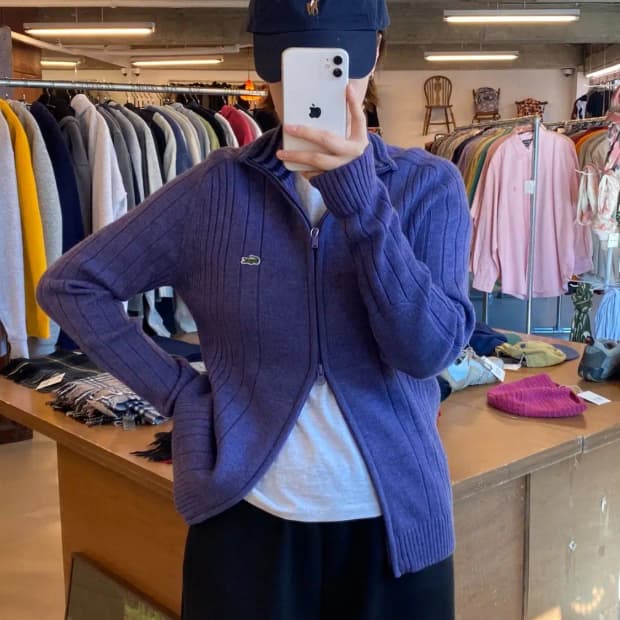 라코스테 집업 (Woman S) B0943