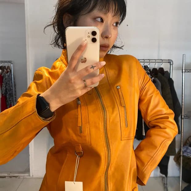 입생로랑 레더자켓 (Woman L) 12521