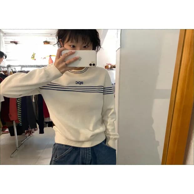 아페쎄 라운드니트 (Man S) 12518