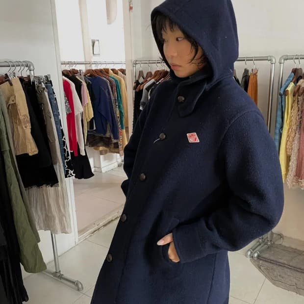 단톤 후드 울코트 (Man S) 12510