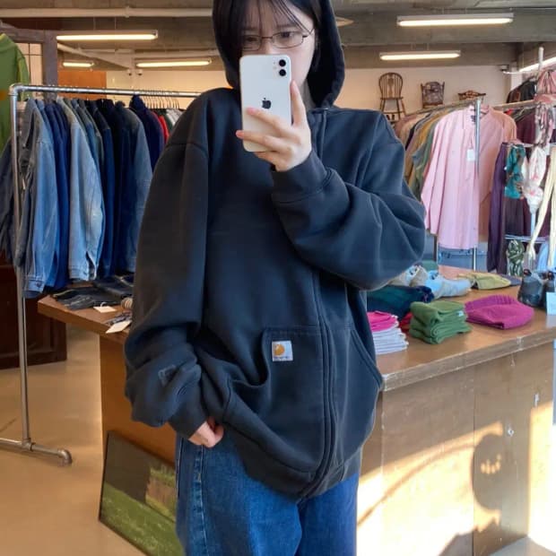 칼하트 후드 집업 (Man XL) B0970