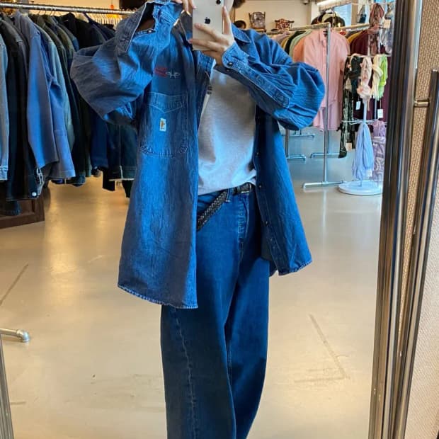 칼하트 데님 셔츠 (Man 2XL) B0994