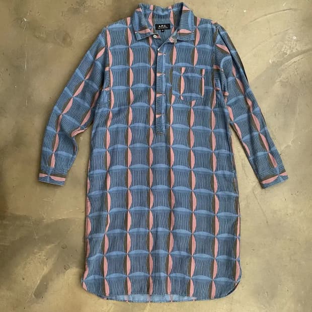 아페쎄 헨리넥 셔츠 원피스 (Woman M) 10599