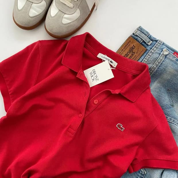 라코스테 반팔 카라 원피스 (Woman XS) 10643