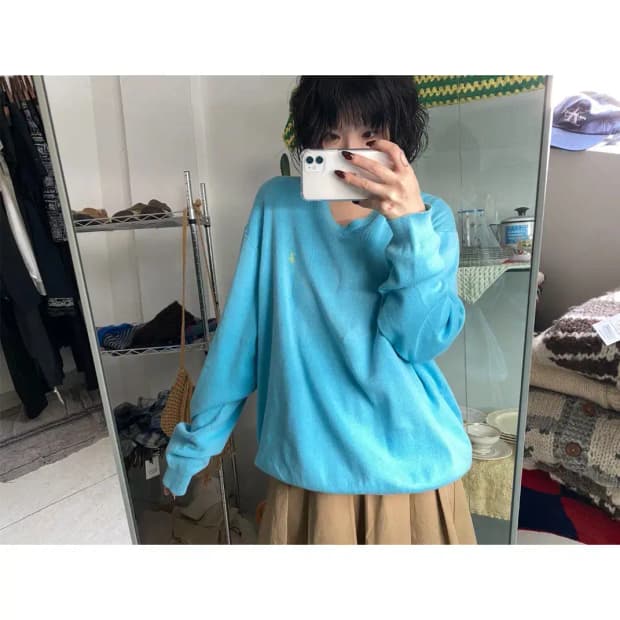 폴로 랄프로렌 브이넥 니트 (Man XL) 12745