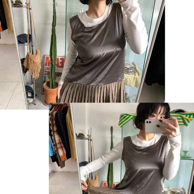 빈티지 슬리브리스 (Woman L) 12819