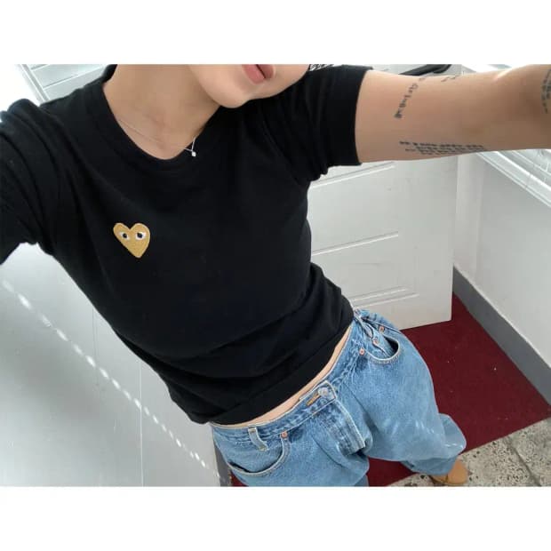 꼼데가르송 반팔 티셔츠 (Woman XS) 12905