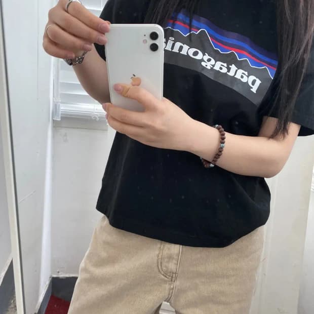 파타고니아 1/2 티셔츠 (Woman L) 12916