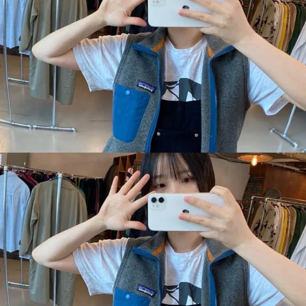 파타고니아 후리스 집업 (Woman M) B1429