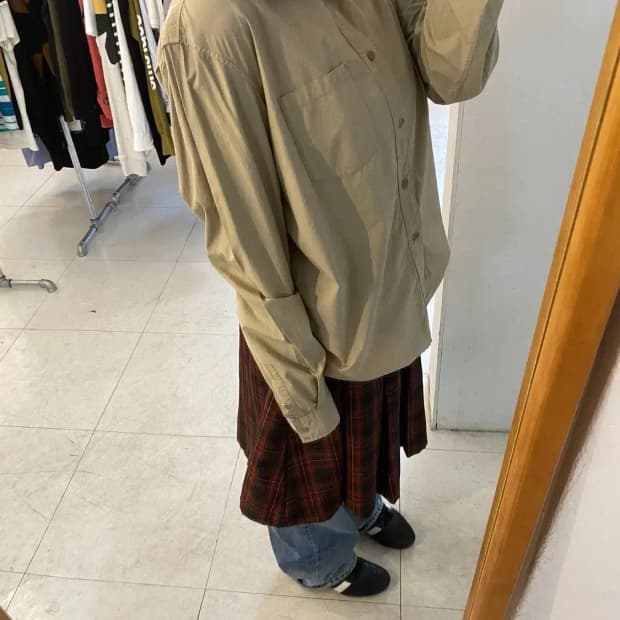 아페쎄 솔리드 셔츠 (Man M) 13023