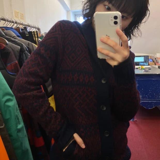 빔즈 패턴 가디건 (Man S) 13048