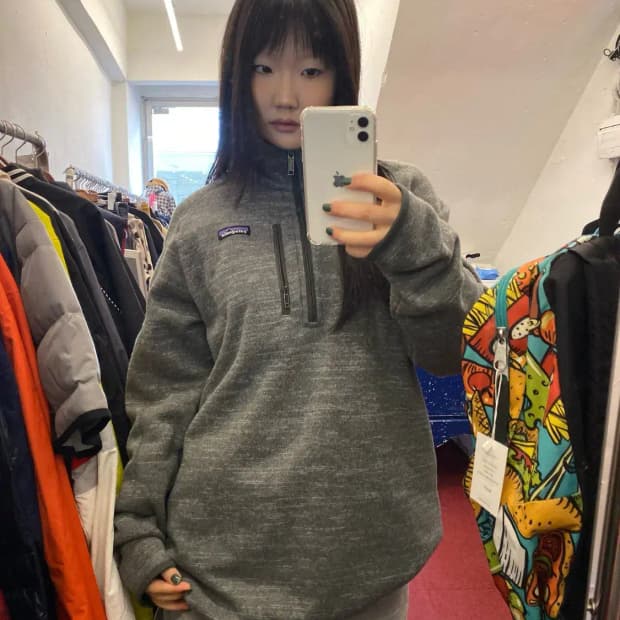 파타고니아 반집업 후리스 (Man XL) 13084